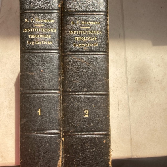 Other - 2 volume set on Theology in Latin (1926)
